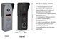 Комплект Wi-Fi Видеодомофон&nbsp;MT-TUYA 95715H Сенсорный 7" (18cм) Вызывная панель 94206 1000TVL (grey) - изображение 14
