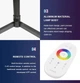 Напольний кутовий смарт торшер WLCF RGB LED - зображення 6