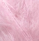 Турецкая пряжа для вязания Alize MOHAIR CLASSIC (Мохер классик ) -32 светло-розовый - изображение 2