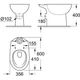 Чаша унітазу GROHE BAU CERAMIC (39349000) - зображення 2