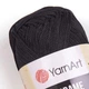 Турецька пряжа для в'язання YarnArt Macrame (макраме)- 148 чорний - зображення 2