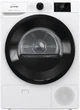 Сушильна машина Gorenje тепловий насос, 8кг, A+++, 60см, дисплей, білий (DNE83/GN) - зображення 1