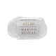 Турецкая пряжа для вязания Alize Merino Royal (мерино рояль) 100% мериносовая австралийская шерсть-55 белый - изображение 1