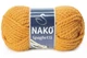 Турецкая пряжа для вязания Nako Spaghetti (Спагетти)- 941 горчица - изображение 1