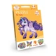 Дитячі пазли, що розвивають "Puzzle For Kids" Danko Toys, 2 картинки Єдиноріг фіолетовий (PFK-1100001111) - зображення 2