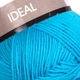 Турецька пряжа для в'язання YarnArt ideal ( ідеал) 100% бавовна -247 бірюза - зображення 2