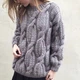 Пряжа для ручного вязания YarnArt Alpine Alpaca (Альпин альпака)толстая зимняя пряжа нитки 447 серый - изображение 2