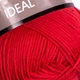 Турецкая пряжа для вязания YarnArt ideal ( идеал) 100% хлопок -237 красный - изображение 2