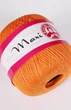 Турецька пряжа для в'язання Madame Tricote Maxi (МАКСІ) річний мерсеризує бавовна 6350 оранж - зображення 1