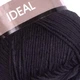 Турецька пряжа для в'язання YarnArt ideal ( ідеал) 100% бавовна -221 чорний - зображення 2
