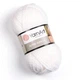 Пряжа для ручного в'язання YarnArt Alpine Alpaca (Альпін альпака)товста зимова пряжа нитки 440 білий - зображення 1