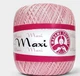 Турецкая пряжа для вязания Madame Tricote Maxi (МАКСИ) летний мерсеризованный хлопок 6313 (313) розовый - изображение 1