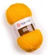 Турецкая пряжа для вязания YarnArt Gold (голд) акрил с рюликсом 9047 желтый - изображение 1