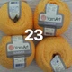 Турецкая летняя пряжа для вязания YarnArt Summer (саммер) хлопок с вискозой 23 желтый - изображение 2