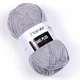 Турецкая пряжа для вязания YarnArt Jeans Plus (джинс плюс) полухлопок толстая пряжа 46 серый - изображение 1