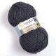 Пряжа для ручного вязания YarnArt Alpine Maxi (Альпин макси) толстая зимняя пряжа нитки 664 темно серый - изображение 1