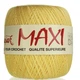 Турецкая пряжа для вязания Madame Tricote Maxi (МАКСИ) мерсеризованный хлопок 303 светло-желтый - изображение 3
