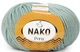 Турецкая пряжа для вязания Nako Peru(перу) шерсть с альпакой -292 зеленый миндаль - изображение 2