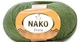 Турецька пряжа для в'язання Nako Peru(перу) шерсть з альпака - 23111 оливка - зображення 1