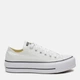 Trampki damskie materiałowe niskie Converse Chuck Taylor All Star Lift 560251C 38 (7.5US) 24.5 cm Białe (888755249505) - obraz 1