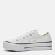 Trampki damskie materiałowe niskie Converse Chuck Taylor All Star Lift 560251C 38 (7.5US) 24.5 cm Białe (888755249505) - obraz 3