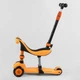 Самокат-беговел триколісний Best Scooter BS-50584 (колеса: передні Ø4.7"/заднє Ø3,15"/PU, рама: алюміній, сидіння, батьківська ручка, до 25/70 кг) - изображение 1