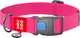 Ошейник для собак водостойкий WAUDOG Waterproof c QR паспортом пластиковый фастекс XXL Ш 40 мм Дл 46-70 см Розовый (25117Collar) - изображение 1