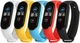 Комплект ремінців MRK для Xiaomi Mi Band 5/6 Bananas, п'ять ремінців + 5 металевих кнопок (mrk7536) - зображення 4