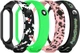 Комплект ремешков ArmorStandart для Xiaomi Mi Band 7/6/5 Cartoon hand-drawn 4 шт (ARM59730) - изображение 1