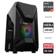 Игровой ПК Gamdias Athena E1 Elite Black Tower / AMD Ryzen 5 3600 (6(12) ядра по 3.6-4.2 GHz) / 16GB DDR4 / 500GB SSD M.2 / AMD Radeon RX 590, 8 GB GDDR5, 256-bit / HDMI / 700W - изображение 1