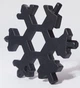 Мультитул для велосипеда 18 в 1 "как сюрикен" инструменты снежинка SNOWFLAKE WRENCH TOOL (713421940) Черный - изображение 14