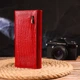 Лакированный женский кошелек из натуральной фактурной кожи CANPELLINI Wallet 21609 Красный - изображение 7
