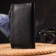 Женский вертикальный кошелек из натуральной кожи CANPELLINI Wallet 21641 Черный - изображение 8