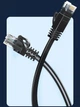 Патч корд кабель Essager для интернета Cat 6 RJ45 высокоскоростной 5 метра Black (sv2594-5) - изображение 5
