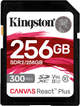 Kingston SDXC 256GB Canvas React Plus Class 10 UHS-II U3 V90 (SDR2/256GB) - зображення 1