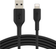 Кабель Belkin USB-A — Lightning PVC 1 м Black (CAA001BT1MBK) - зображення 1