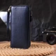 Отличный кошелек с отливом для женщин из натуральной кожи флотарий CANPELLINI 21616 Синий - изображение 6