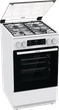 Kuchenka gazowa z piekarnikiem elektrycznym Gorenje GK5C41WH (3838782621185) - obraz 2