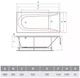 Ванна акриловая VAYER Boomerang 180x80 с ножками - изображение 4