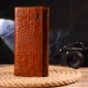 Качественный женский кошелек с монетницей из натуральной фактурной кожи CANPELLINI 21528 Рыжий - изображение 6