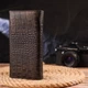 Интересный женский кошелек с монетницей из натуральной фактурной кожи CANPELLINI 21530 Разноцветный - изображение 7
