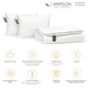 Набор антиаллергенный MirSon EcoSilk Всесезонный №1801 Eco Light White Одеяло + Подушки (2200003967005) - изображение 2