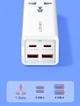 Сетевое зарядное устройство LDNIO SC1418 65W для телефона ноутбука 2 USB-C + 2 USB-A + 1EU розетка PD/QC4.0+ - изображение 4