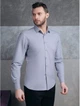 Сорочка для чоловіків сіра класична BROSTEM ТК214 2XL - изображение 1