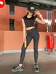 Женский спортивный топ с сеткой Dionafit черный размер L - изображение 3