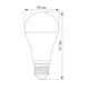 LED лампа VIDEX A65e 20W E27 4100K 220V (VL-A65e-20274) - изображение 2