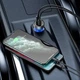 Автомобильное зарядное устройство Baseus Particular Digital PPS 65W USB + Type-C 5A Быстрая зарядка QC 4.0+PD 3.0 Зарядка в авто Grey - изображение 7