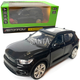 Машина металлическая Автопром 1:32 Volvo XC40 Recharge, черная, бат., свет, звук, откр.двери, 14*5,5*4 см (68411) - изображение 1