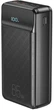 УМБ XO Power Bank 30000mAh PR201 PD&QC3.0 65W Black (102230) - зображення 1