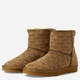 Женские угги низкие с мехом Guess 854573760 40 (9.5) 26.5 см Коричневые (1159780515) - изображение 2
